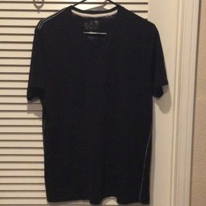 Black thin, V neck men’s t shirt.